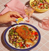 Glazed No Fish Fillets with Couscous