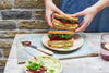 Fish Fillet Kale and Beetroot Sandwich