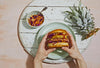 Pineapple Sausage Burger