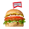 Moving Mountains Spicy Superfood Burger - coated plant based burger with 15 plant points